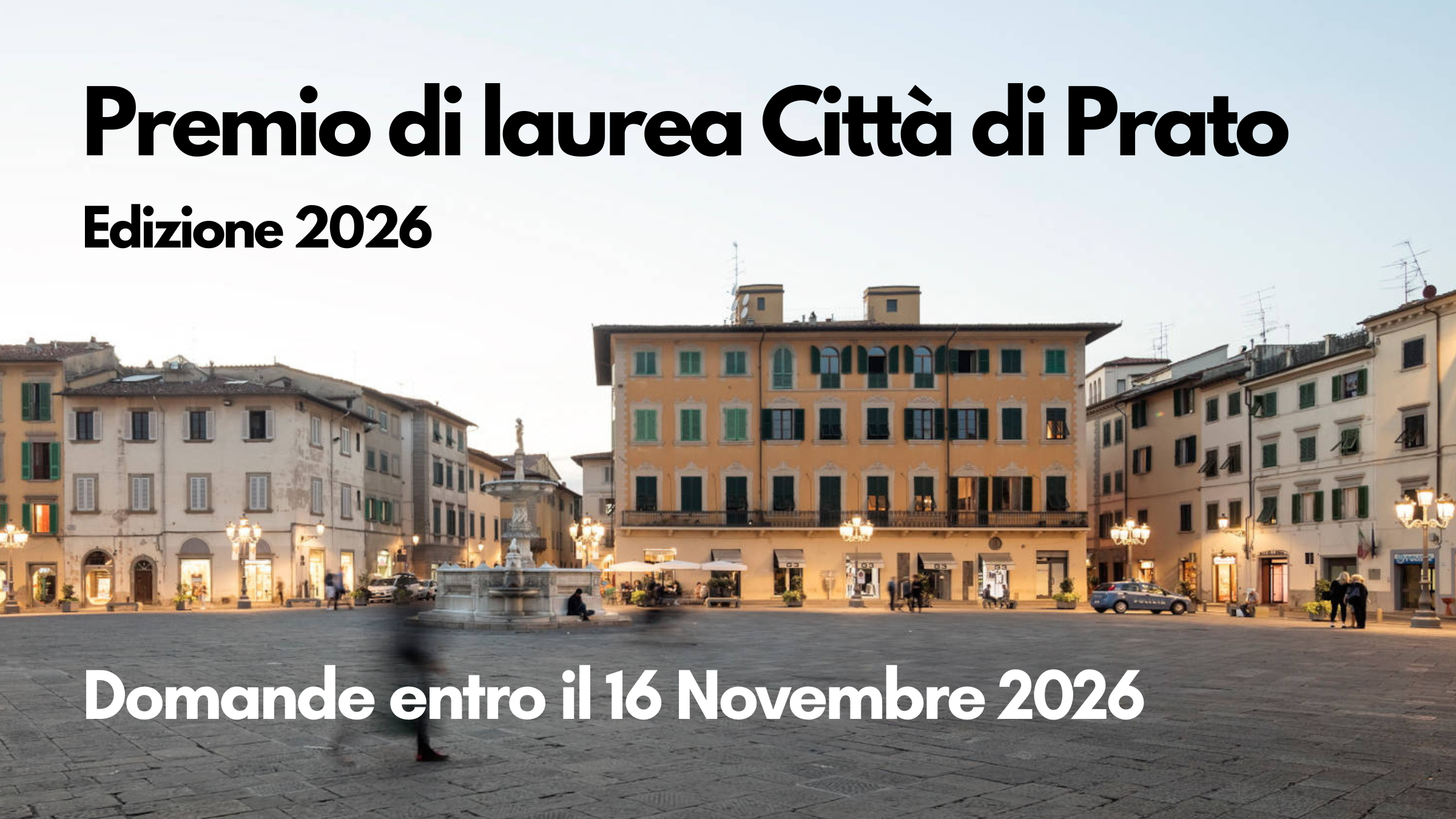 Premio di laurea Città di Prato edizione 2026: al via la 6° edizione del bando
